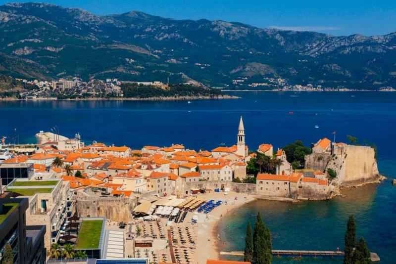 المدن السياحية في الجبل الأسود