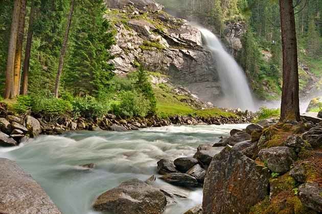 Krimmler Ache: Austria's Tallest Waterfalls - كريملر أش: أطول شلالات النمس