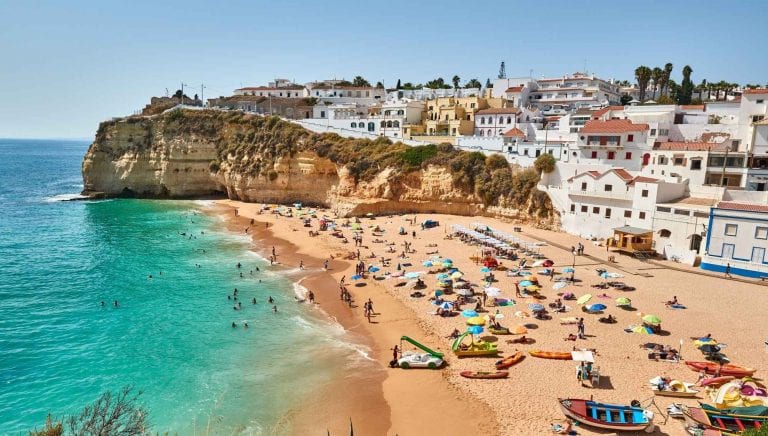 " شواطئ ألبوفيرا Albufeira beaches " .. اجمل اماكن السياحة في ألبوفيرا البرتغال ..