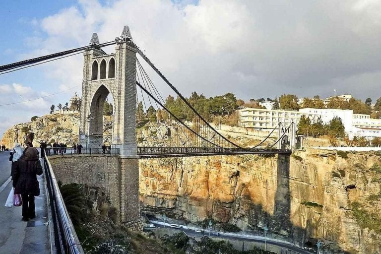" الجسور المعلقة Suspension bridge in Constantine " .. اهم معالم السياحة في قسنطينة ..