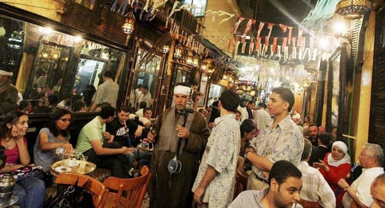 مقاهي وسط البلد القاهرة