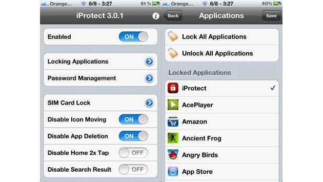 برامج قفل التطبيقات للأيفون