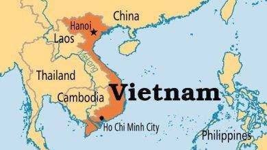 المسافات بين مدن فيتنام
