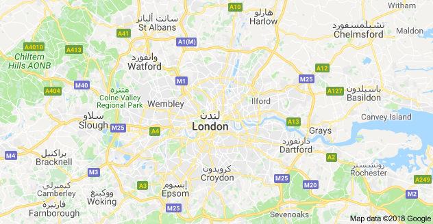 خريطة لندن