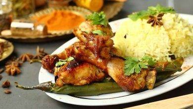 اكلات هندية بالدجاج والارز