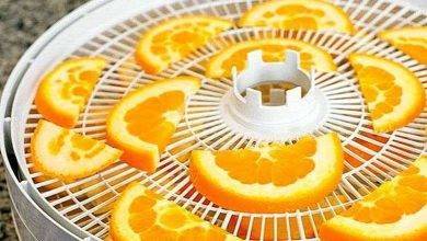 طريقة تجفيف البرتقال