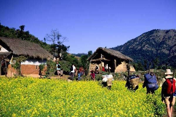 الحياة الريفية في نيبال