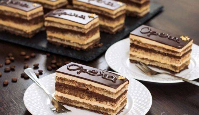 Opera Cake - أشهر الحلويات الفرنسية