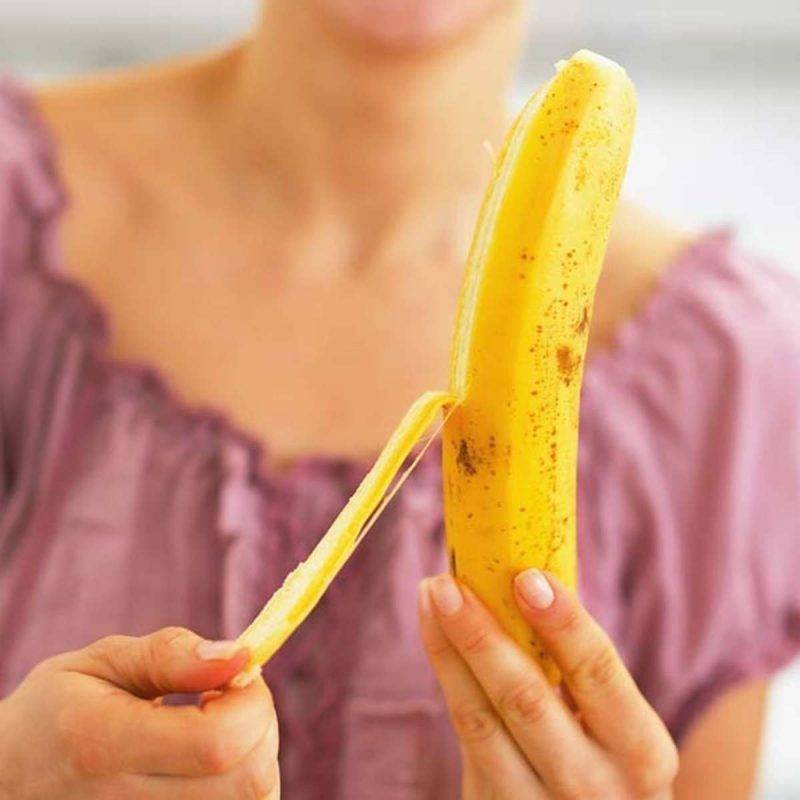 تغذية الشعر - فوائد قشر الموز للشعر