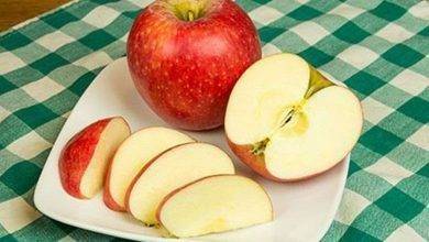 طريقة حفظ التفاح المقطع