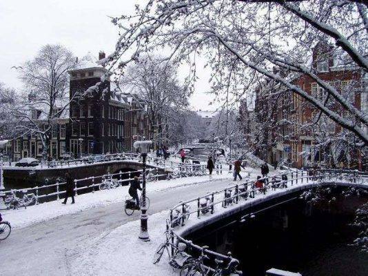 السياحة في هولندا في الشتاء..