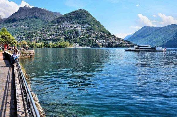 بحيرة لوغانو - السياحة في سويسرا في شهر يونيو