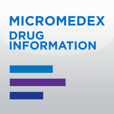 برنامج Micromedex Drug Information