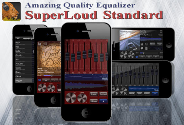 برنامج SuperLoud Standard-Amazing Quality Equalizer