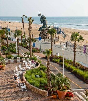 Virginia Beach Boardwalk and Beach