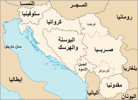 مساحة دولة كرواتيا والكثافة السّكّانيّة