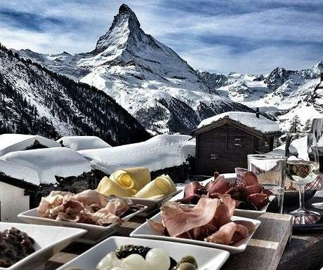 تجربة الطعام السويسرى فى الشتاء