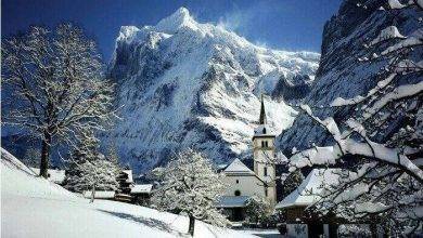 فصل الشتاء في سويسرا
