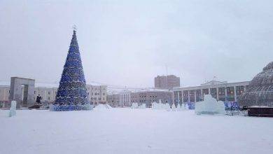 الشتاء في سيبيريا