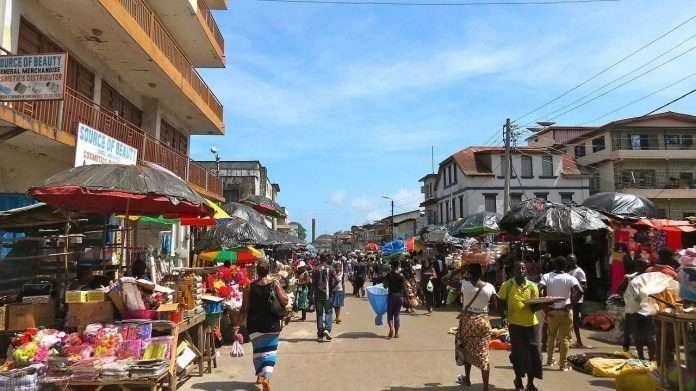 توزيع السّكّان في المدن في سيراليون