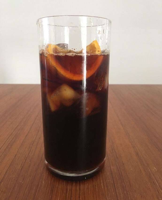 وصفة القهوة السوداء الباردة بالبرتقال
