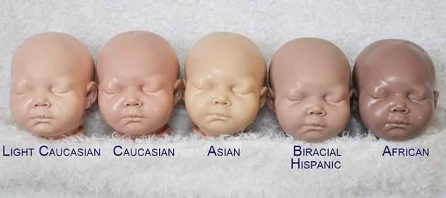 كيف تعرف لون بشرة المولود