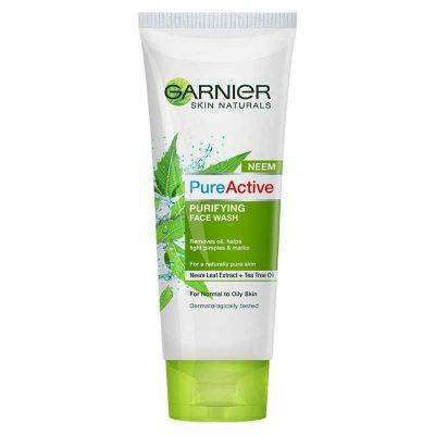 Garnier Skin Naturals Pure Active Purifying Neem - فوائد وأضرار غسول غارنييه