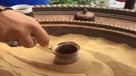 ما هي قهوة الرمال التركية 