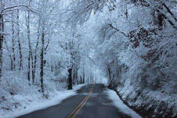 الشتاء في ولاية فيرجينيا الغربية