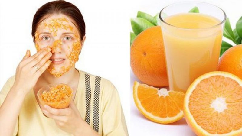 فوائد البرتقال للوجه