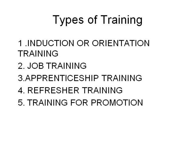 ما هو مفهوم التدريب