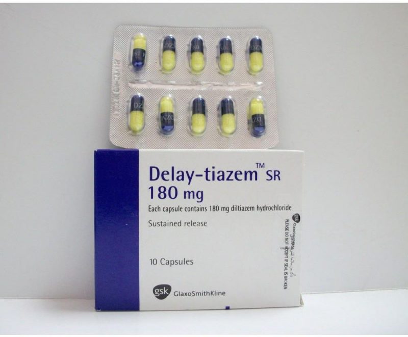 اقراص ديلاي تيازيم Delay-Tiazem لعلاج ارتفاع ضغط الدم