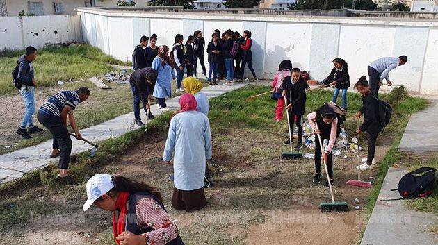 بحث عن طرق الحفاظ على نظافة المدرسة