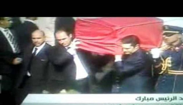 مراسم جنازة حسني مبارك