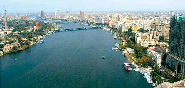 بحث عن نهر النيل بالعناصر الرئيسية