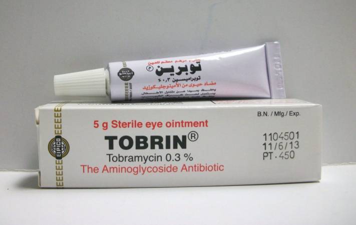 قطرة عين توبرين Tobrin لعلاج العدوى البكتيرية