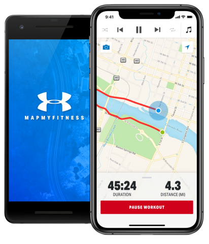 -تطبيق Map My Fitness Workout Trainer