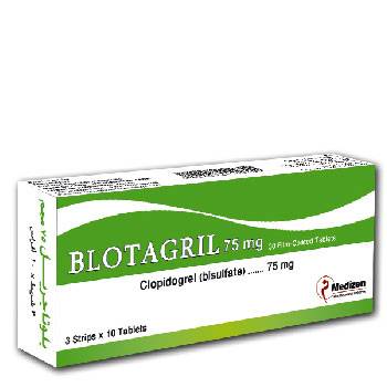 أقراص بلوتاجريل Blotagril لعلاج أمراض الشرايين