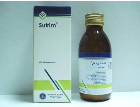اقراص وشراب ستريم Sutrim مضاد حيوي لعلاج التهاب الشعب الهوائية
