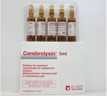 امبولات سيريبروليسين Cerebrolysin لعلاج الامراض العصبية