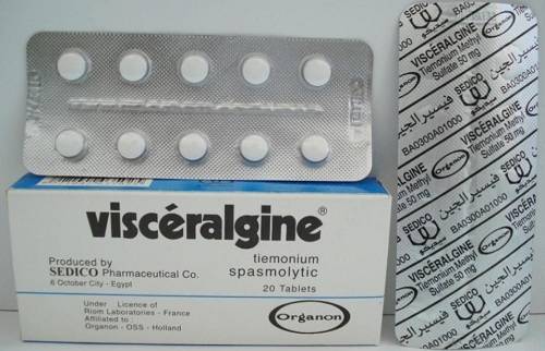 دواء فيسر الجين Visceralgine لعلاج تقلصات الأمعاء