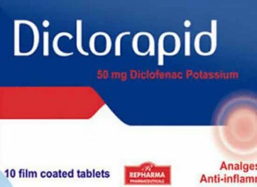 اقراص ديكلورابيد لعلاج آلام العظام Diclorapid