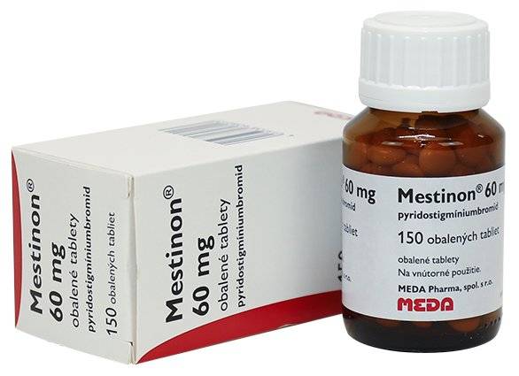 اقراص ميستينون لعلاج الوهن العضلي الوبيل Mestinon
