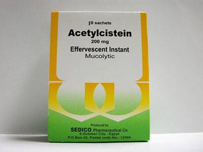 أسيتيل سيستين Acetylcysteine لعلاج السعال والكحة