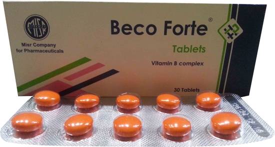 أقراص بيكو فورت  Beco fort لعلاج نقص فيتامين ب