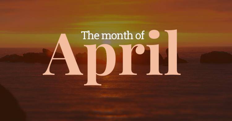 ما هو شهر ابريل