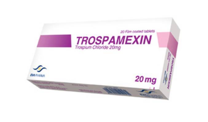 دواء تروسبامكسين Trospamexin لعلاج فرط نشاط المثانة