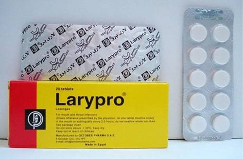 لاري برو Larypro Tablets لعلاج إلتهابات الفم