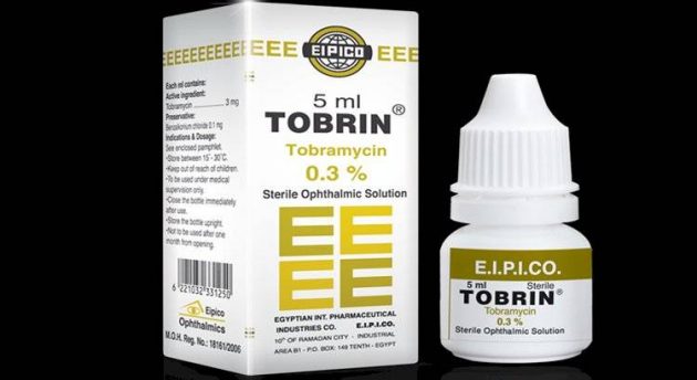توبرين قطرة (Tobrin) دواعي الاستعمال والآثار الجانبية