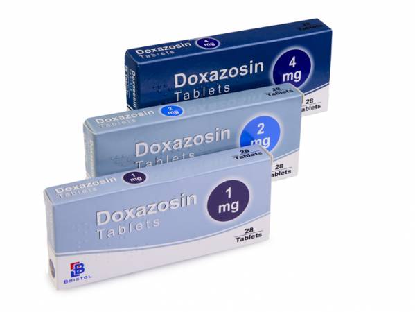 دوكسازوسين Doxazosin علاج ارتفاع ضغط الدم